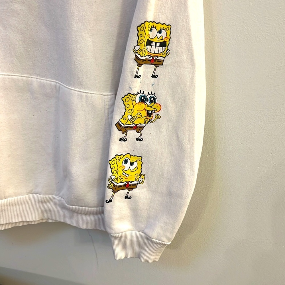 NICKELODEON - white hoodie women size L - Picture 3 of 7
